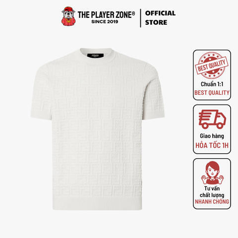 Áo Thun Fendi Cotton FF Selleria Pullover