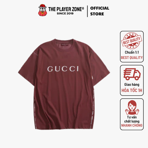 Áo thun Gucci Red Encore T-Shirt With Logo - đỏ