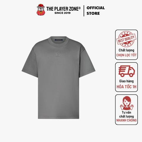 Áo Thun LV Embossed LV T-Shirt Ready to Wear - Grey