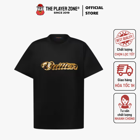 Áo Thun Embellished Signature T-Shirt - Đen