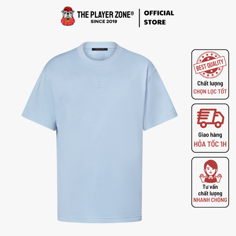 Áo Thun LV Louis Vuitton Embossed T-Shirt - Blue
