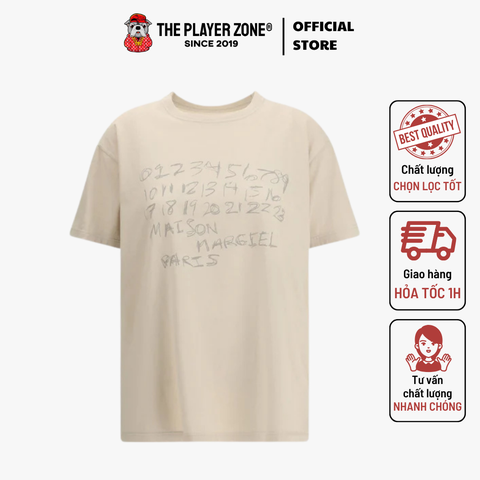 Áo Thun Numerical cotton T-shirt - Be