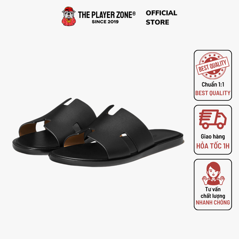 Dép Hermes Izmir da Calfskin - Trơn