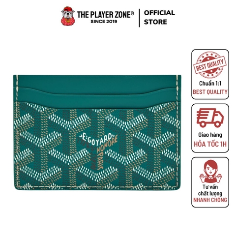 Card Holder Goyard Saint Sulpice Goyardine - Green