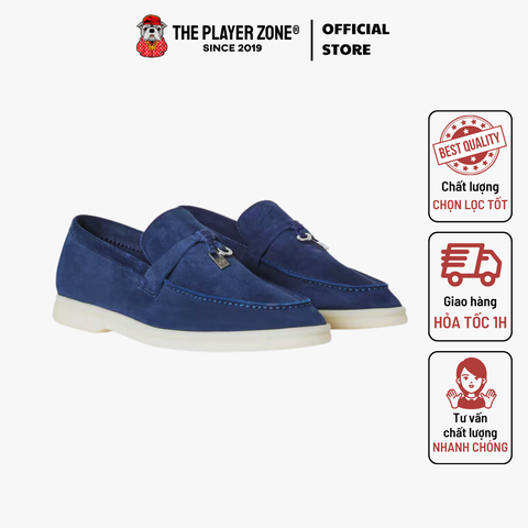 Giày loro Summer Charms Walk Loafer Suede True - Dark Blue