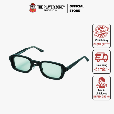 Kính Kuboraum Mask N12 Black Matt - Xanh Lá