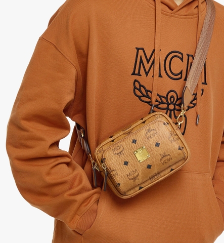 Túi MCM X-MINI COGNAC KLASSIC VISETOS CROSSBODY BAG | MMRAAKC03CO001