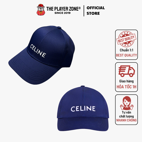 Nón Celine Cotton Baseball Cap Navy (Xanh Đen)