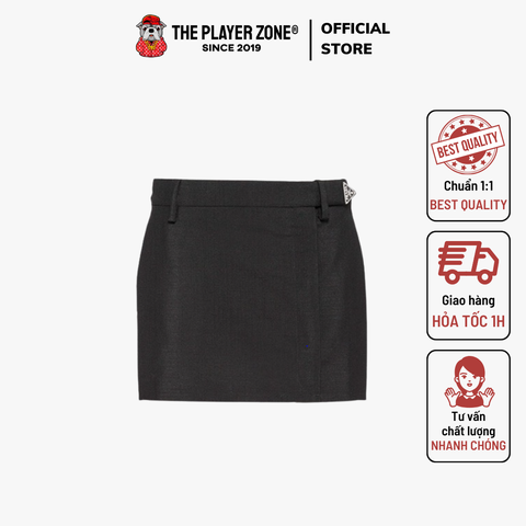 Chân Váy Prada With Logo (Black)