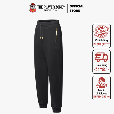 Quần Dài LV Louis Vuitton Embroidered Jersey Jogging Trousers