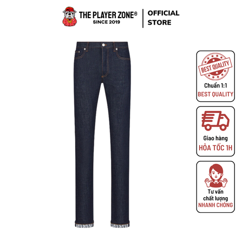 Quần Dior Oblique Denim Jeans - Denim