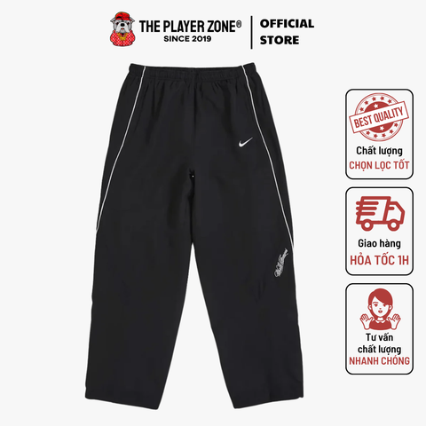 Quần Supreme Nike Track Pant - Black
