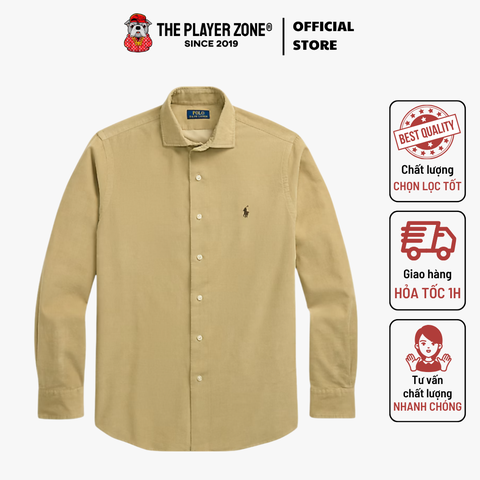 Áo Sơ Mi Classic Fit Corduroy Shirt - Vàng