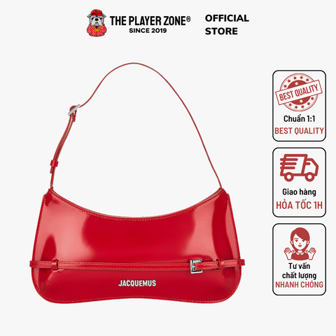 Túi Jacquemus Red Le Bisou Ceinture Shoulder Bag - Đỏ