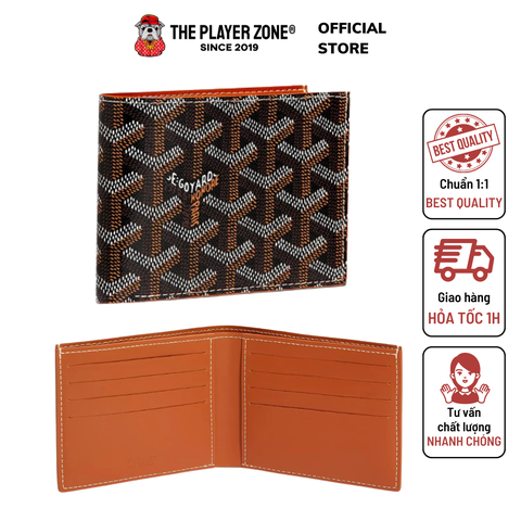 Ví Victoire Wallet - Đen/Nâu