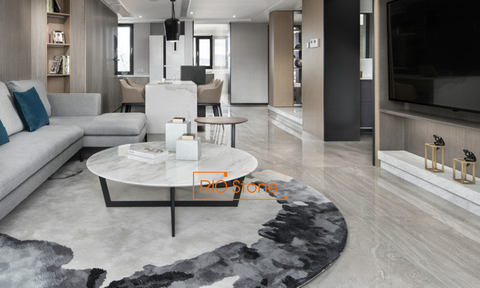 [Sản phẩm] Mặt bàn đá marble Carrara White