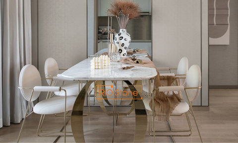 [Sản phẩm] Mặt bàn đá marble Carrara White