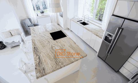 [Hạng mục] Đá ốp bếp và Đảo bếp