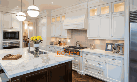 [Hạng mục] Đá ốp bếp và Đảo bếp