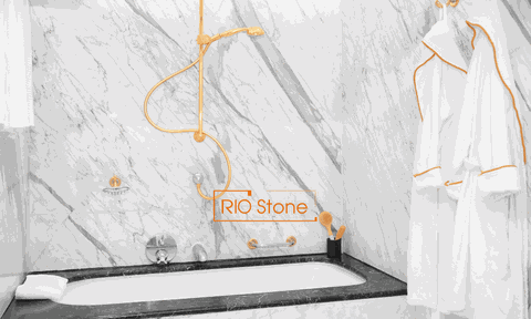 [Hạng mục] Đá ốp lát nhà vệ sinh