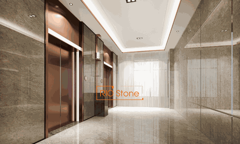 [Hạng mục] Đá ốp thang máy