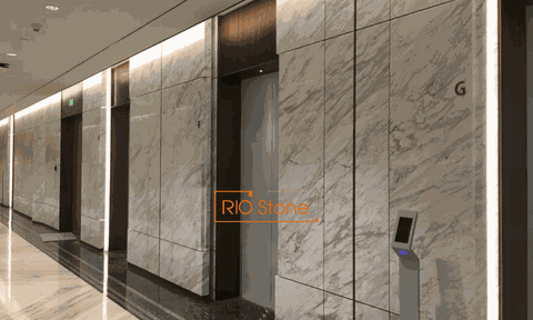 [Hạng mục] Đá ốp thang máy