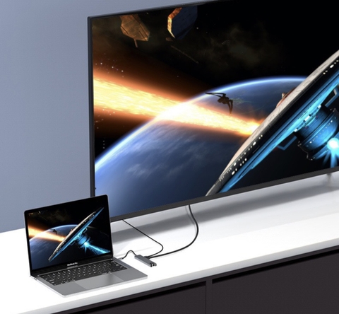 Cổng chuyển đổi HUB TYPEC KC J107 ( 7 in 1 )