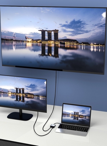 Cổng chuyển đổi HUB TYPEC KC J110 ( 4 in 1 )