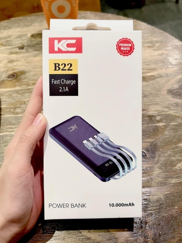 Sạc dự phòng KC B22 ( 10.000mAh )