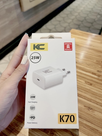 Củ sạc 25w KC K70