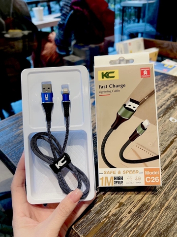 Cáp sạc KC C26 Typec