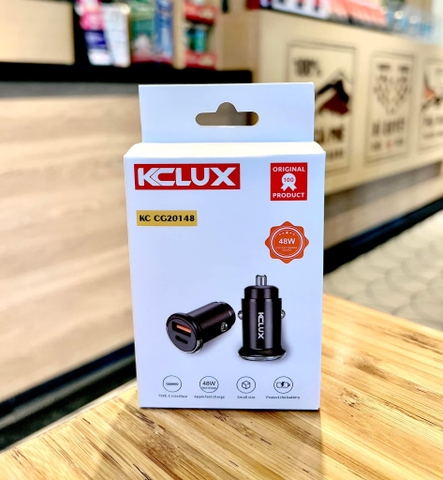 TẨU SẠC 48W KCLUX CG20148 ( 1 cổng USB , 1 cổng TYPEC )