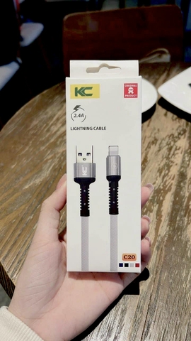 Cáp sạc KC C20 Iphone