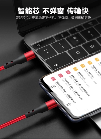 Cáp sạc KC C29 ( C to Lightning )