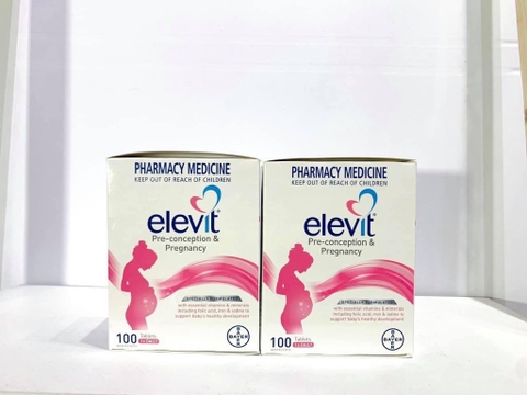 Elevit Pre-conceptiom & Pregnancy vitamin tổng hợp trước và trong bầu Úc
