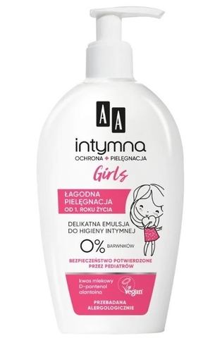 Intymna dung dịch vệ sinh bé gái 1y+