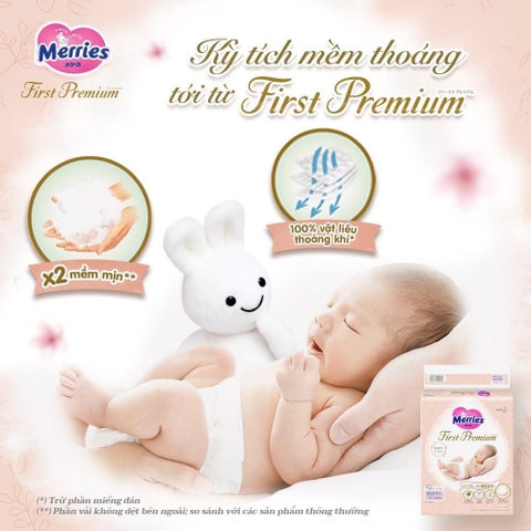 Bỉm Merries First Premium Nhật Bản