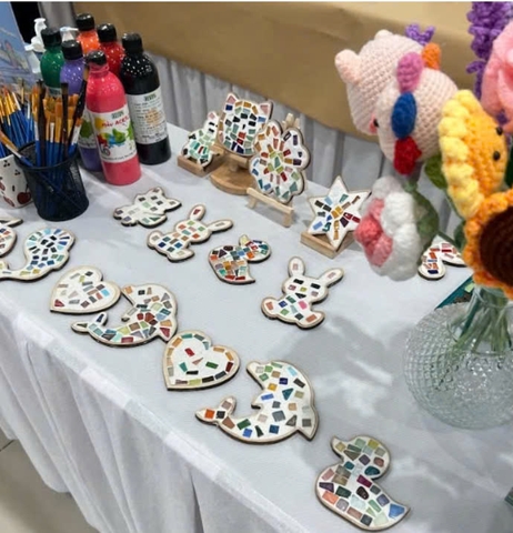 TENT GROUP - MOSAIC & PAINTING