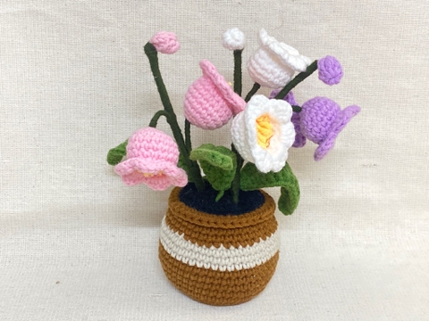 FLOWER POTS 3 SUNFLOWER FLOWER POT