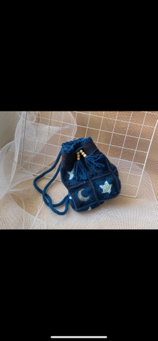 CROCHET BAGS - GRANNY SQUARE HANDLE 4