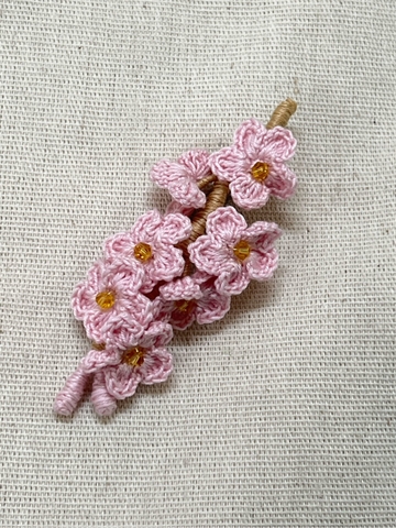 BROOCHES PEACH BLOSSOM