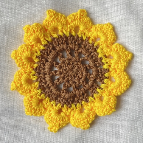 COASTERS DELICATE SUNFLOWER