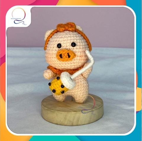 MEDIUM ANIMALS MILK TEA PIG