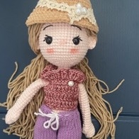 SUMMER DOLLS - AUTUM GIRL-light brown hair