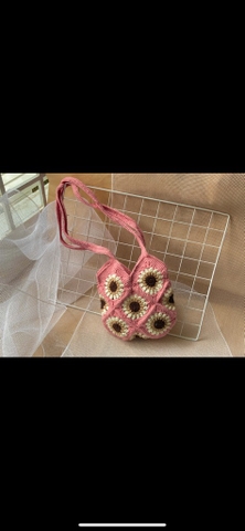 CROCHET BAGS SUNFLOWER 3