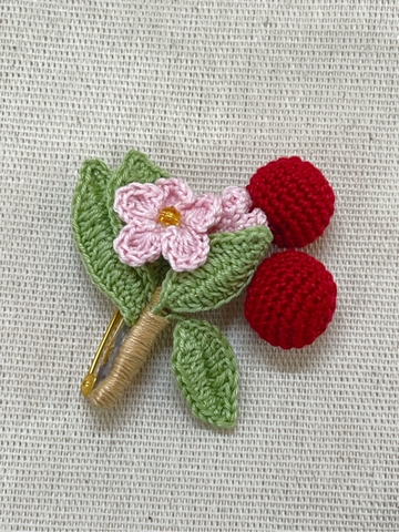 BROOCHES BLOSSOM & CHERRY