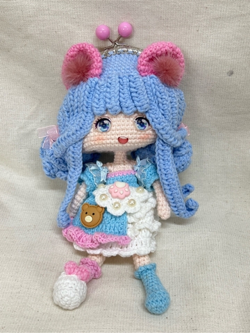 PURSE DOLLS BLUE