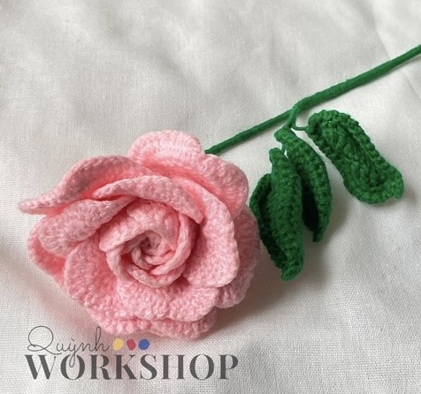 FLOWER BRANCHES GIANT ROSE-pink