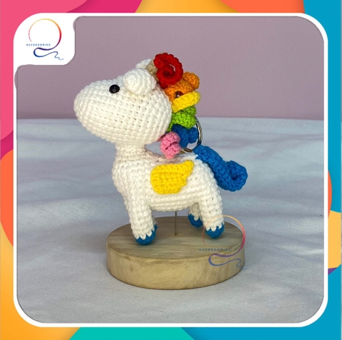 MEDIUM ANIMALS UNICORN-blue