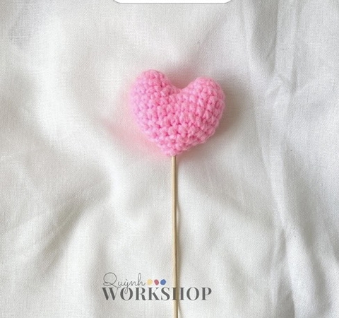 FLOWER BRANCHES HEART-pink